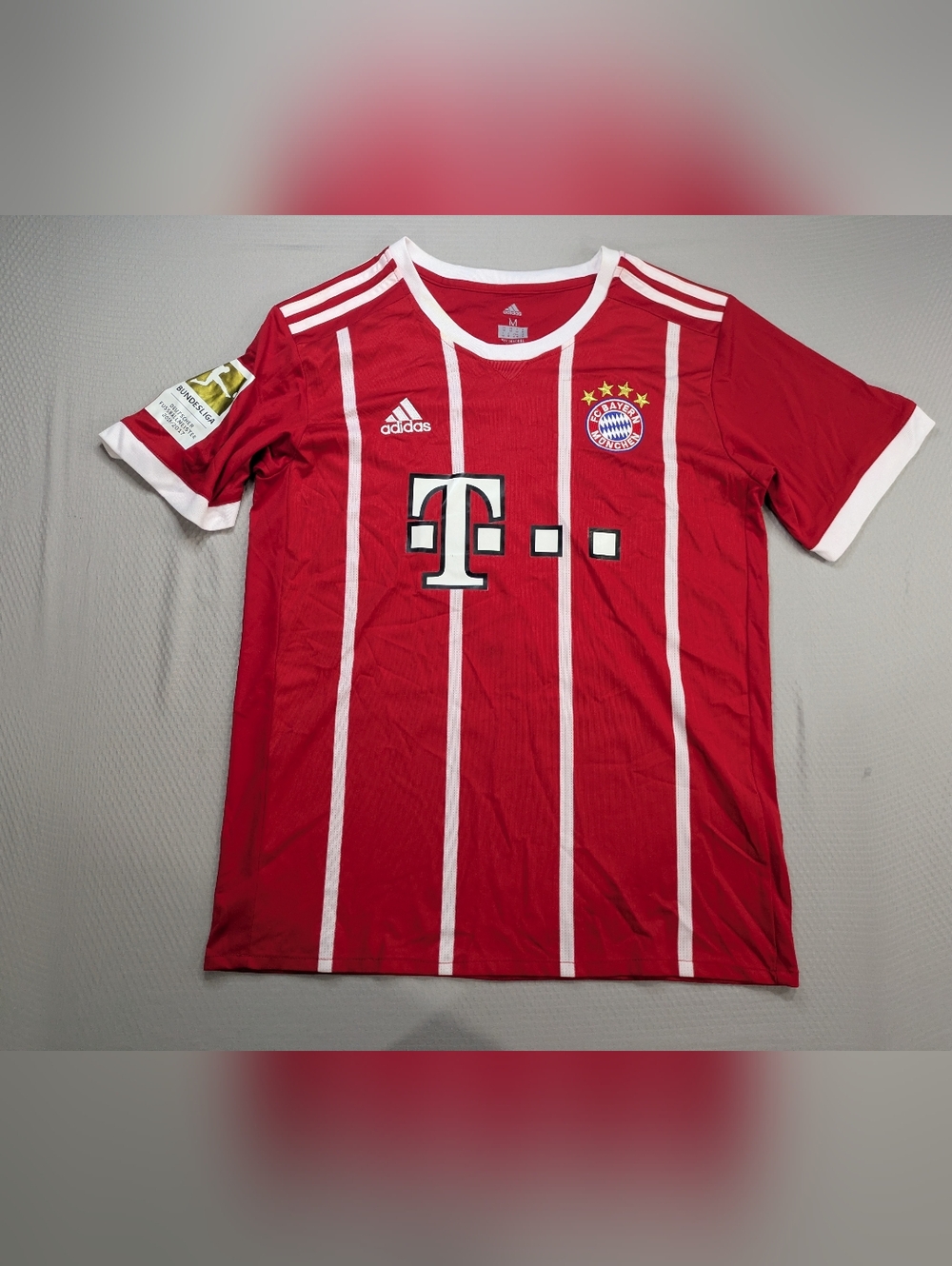 Bayern Munich 2017 Home #17 BOATENG Original Jersey Adidas sz M Mens